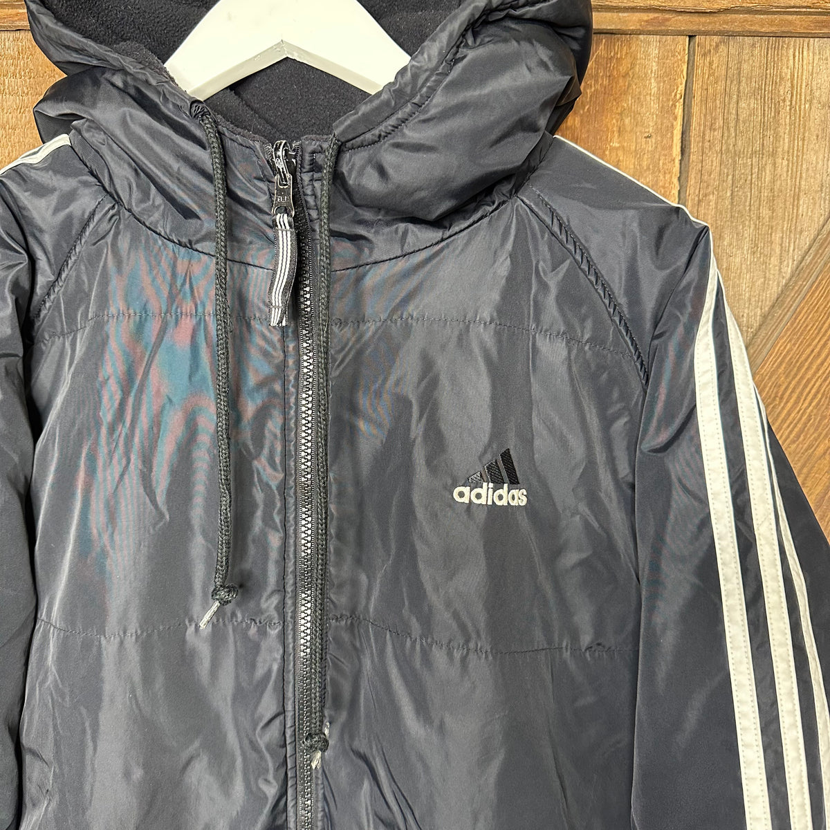 vtg Adidas Puffer Zip Up