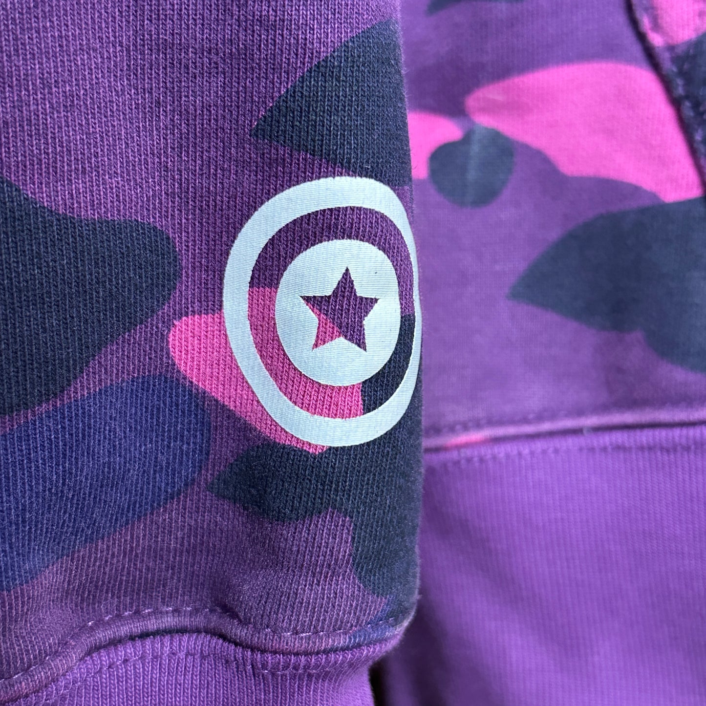 Bape Full Zip Camo Hoodie