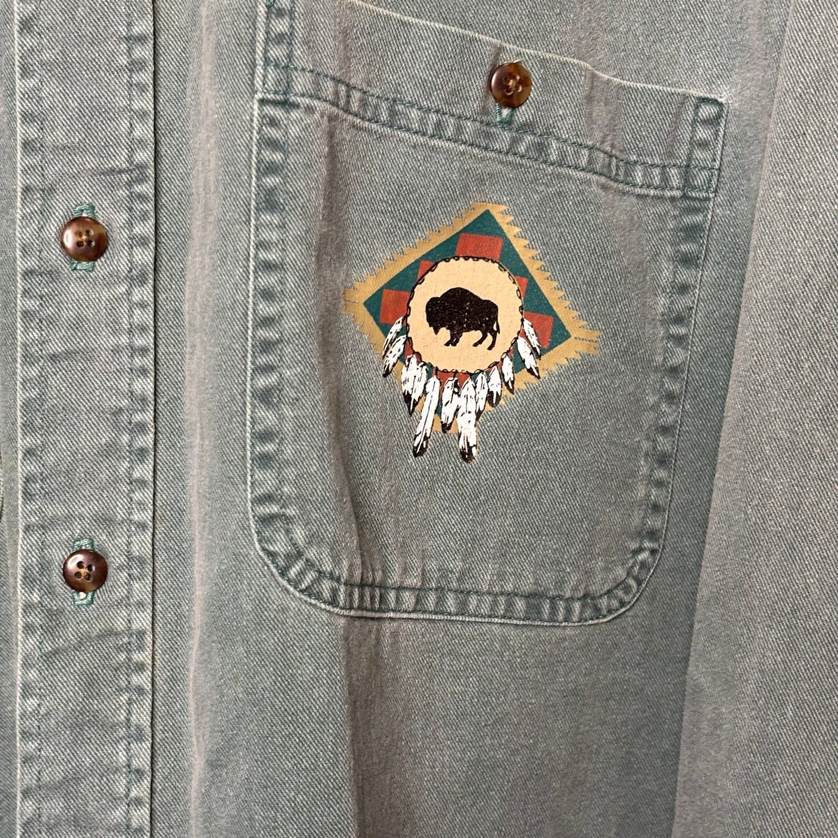 90s Western Button Up