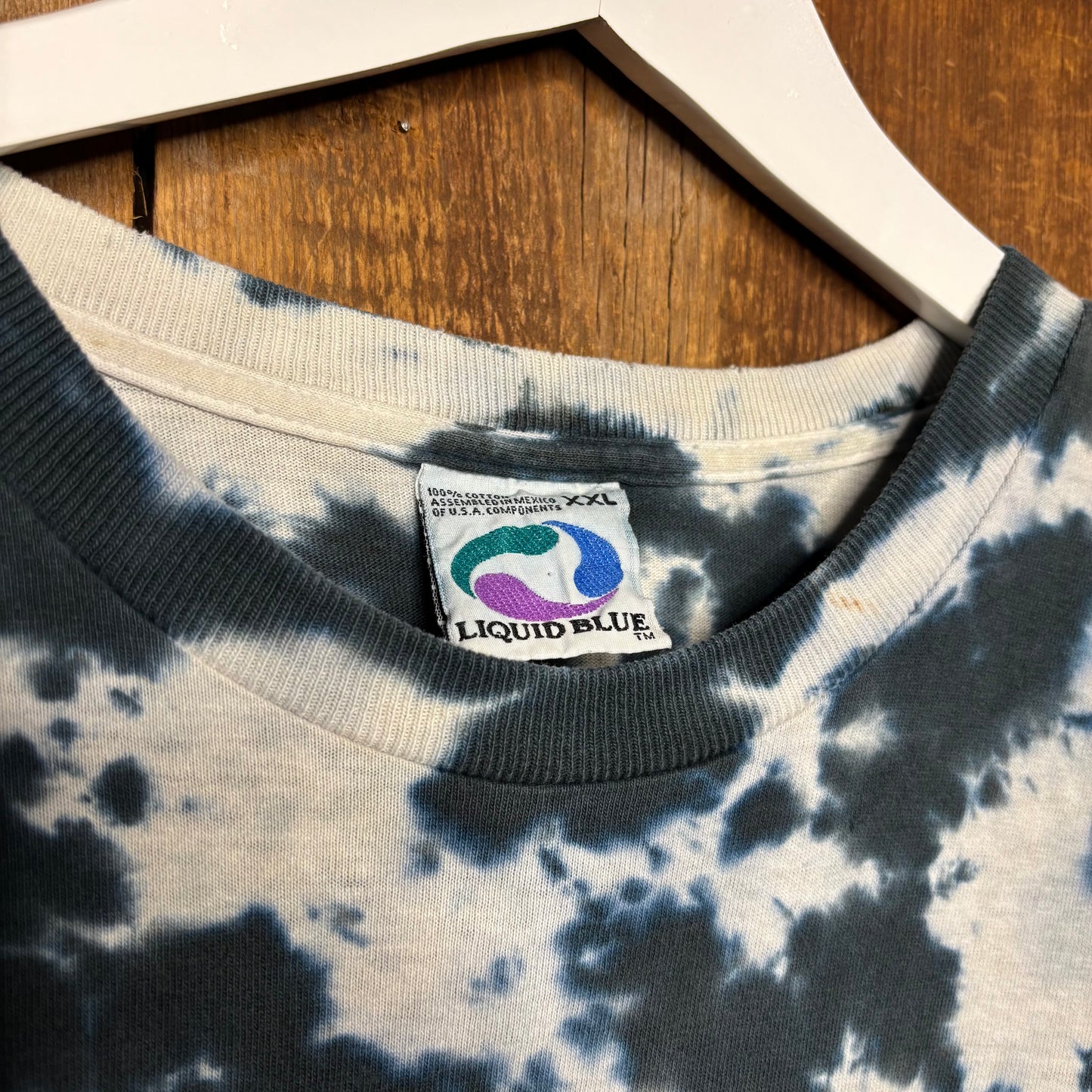 vtg Liquid Blue Raiders Tee XXL