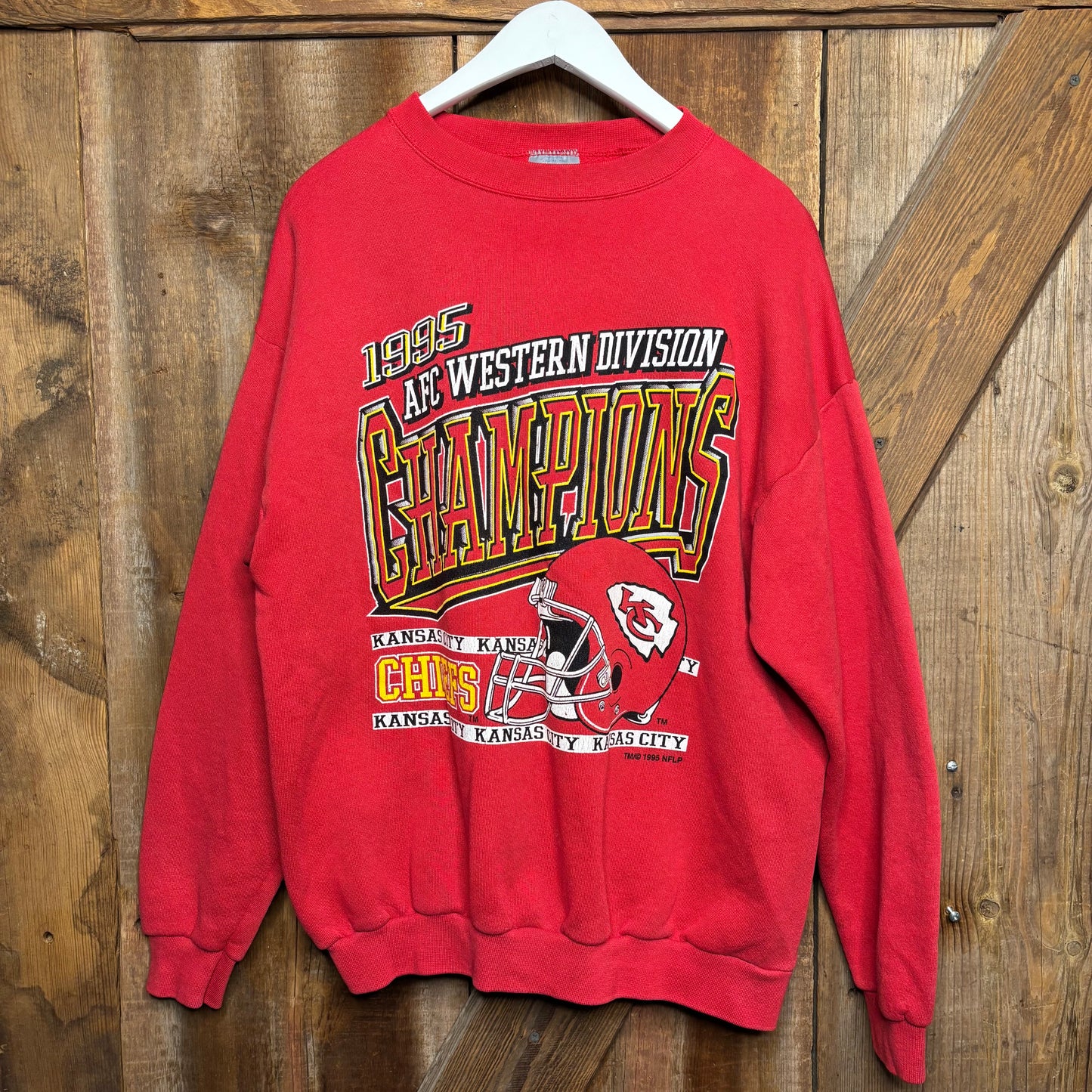 1995 KC Chiefs Champions Crewneck
