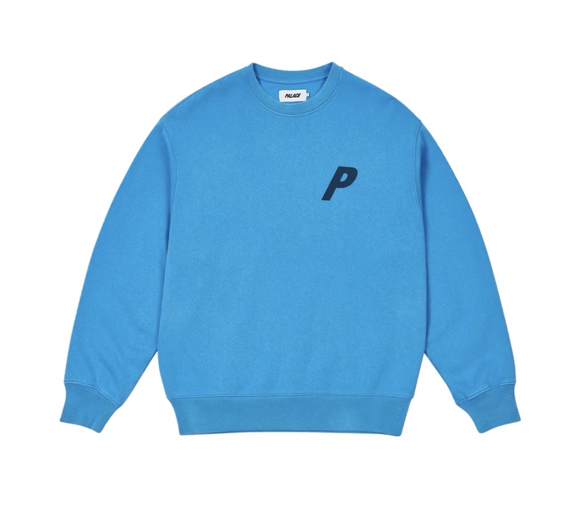 Palace Pigment P3 Crew Blue DS