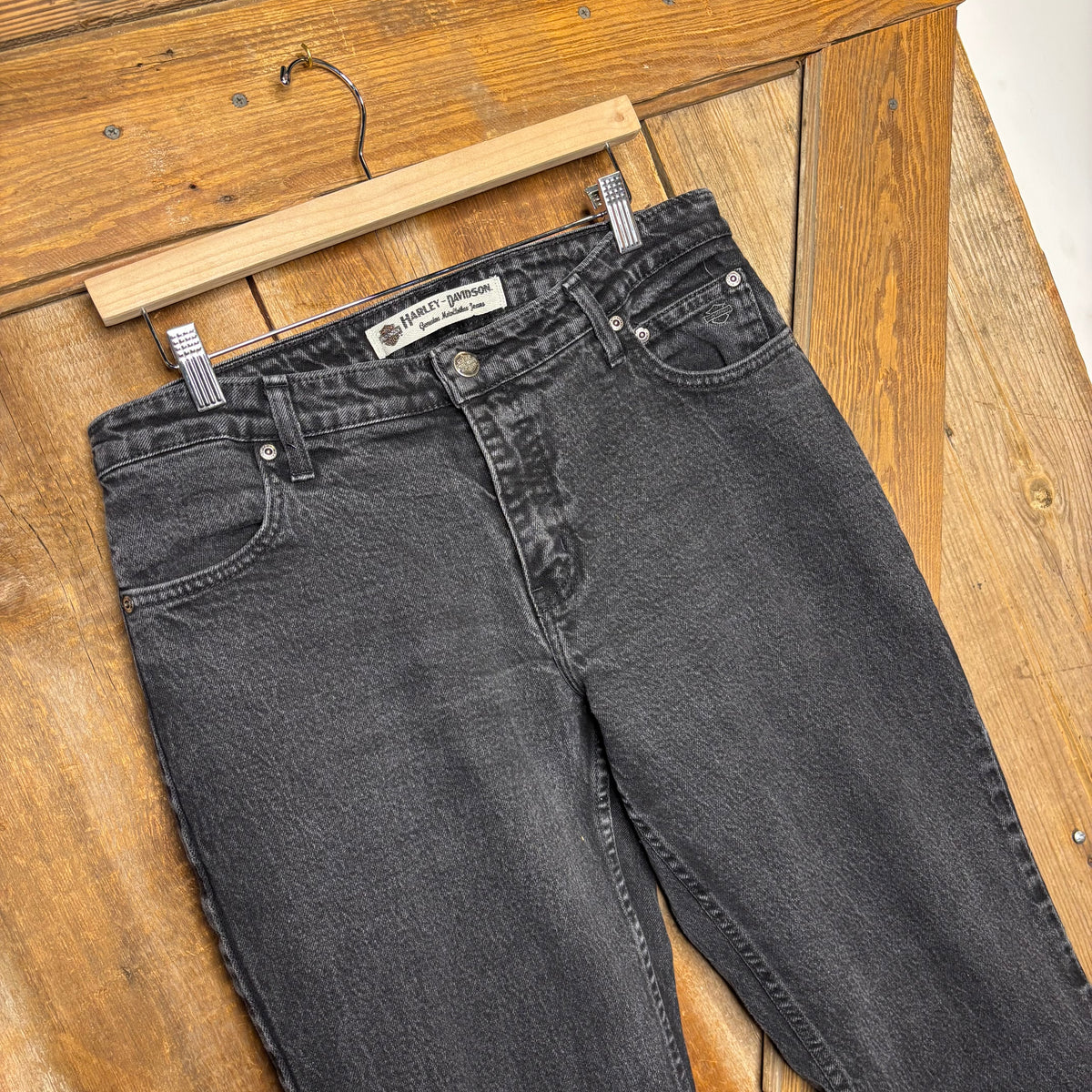 Harley Black Denim Pants