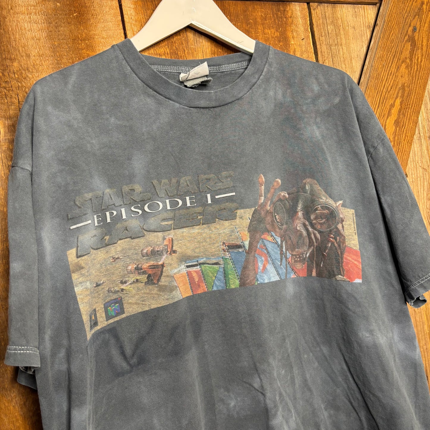 vtg Star Wars Episode 1 Dye Tee