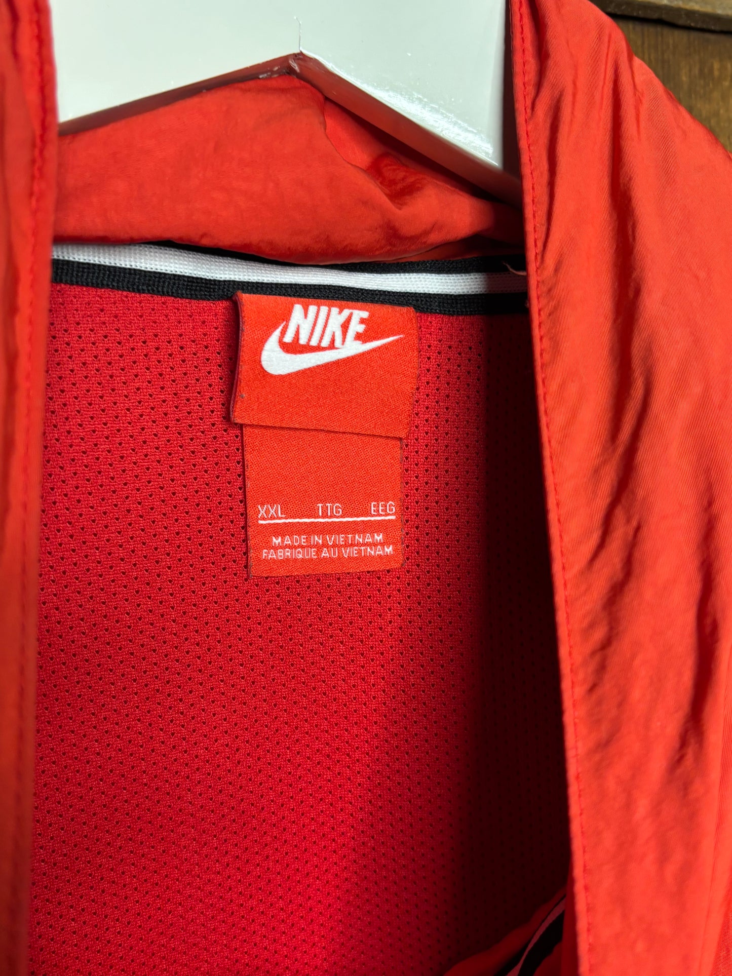 y2k Nike Windbreaker Blu/Red