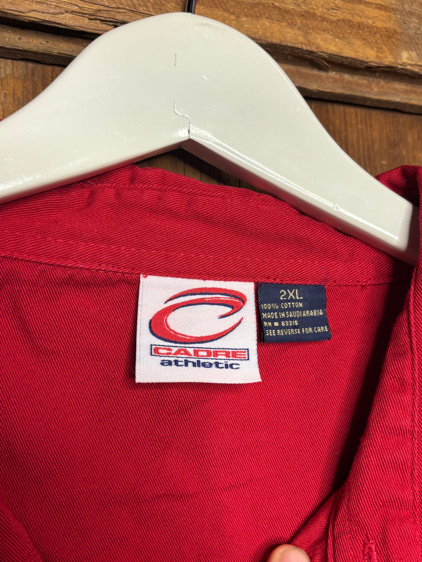 1990's NE Embroidered SS Button Up