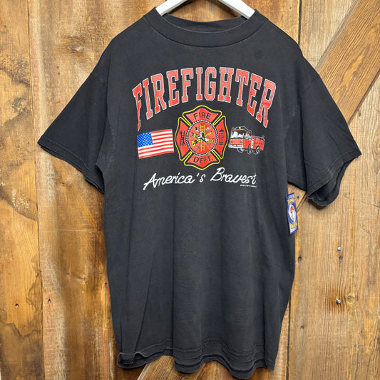 1995 Firefighter Americas Braves Tee XL
