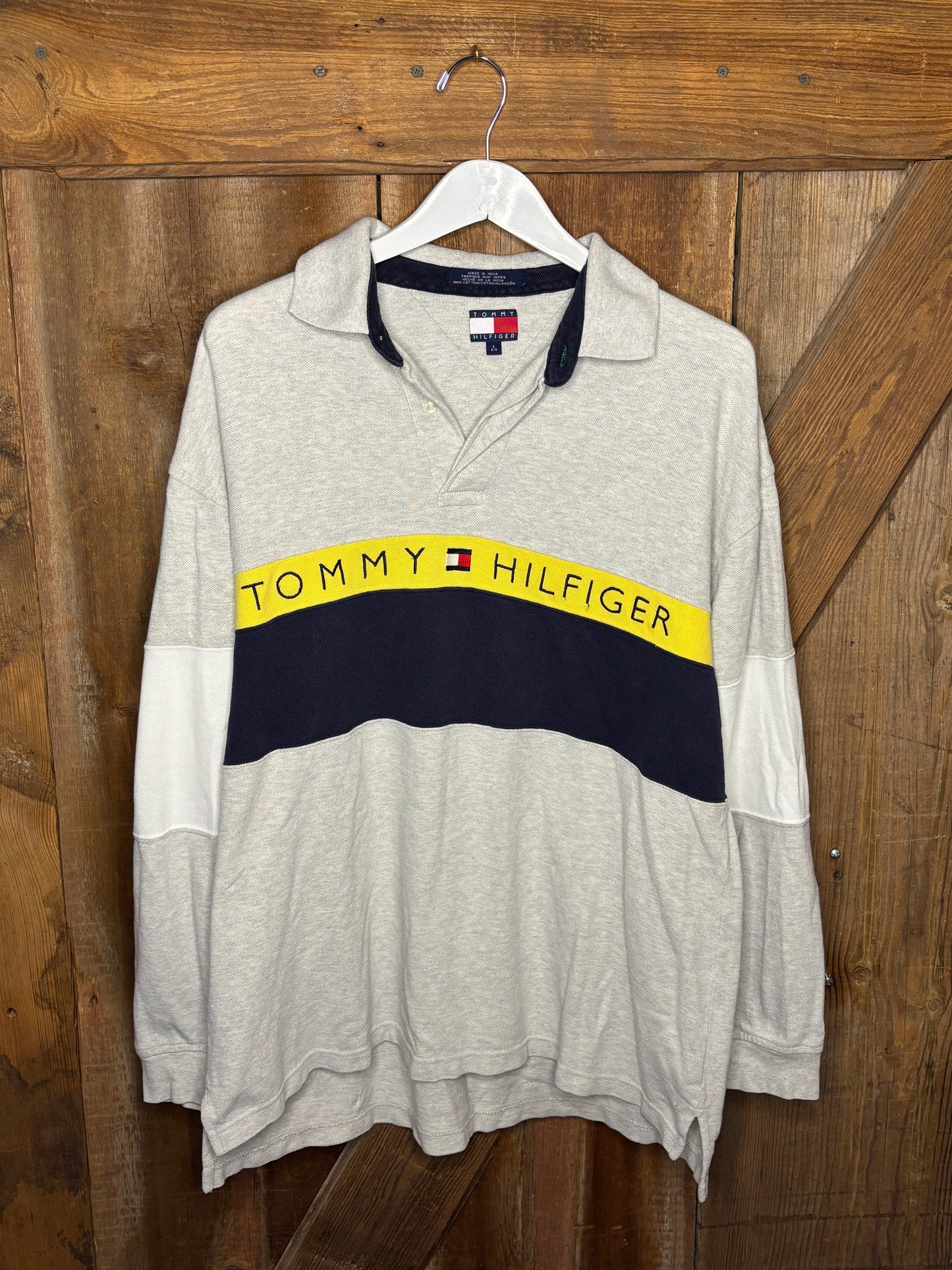vtg Tommy Hilfiger LS Polo
