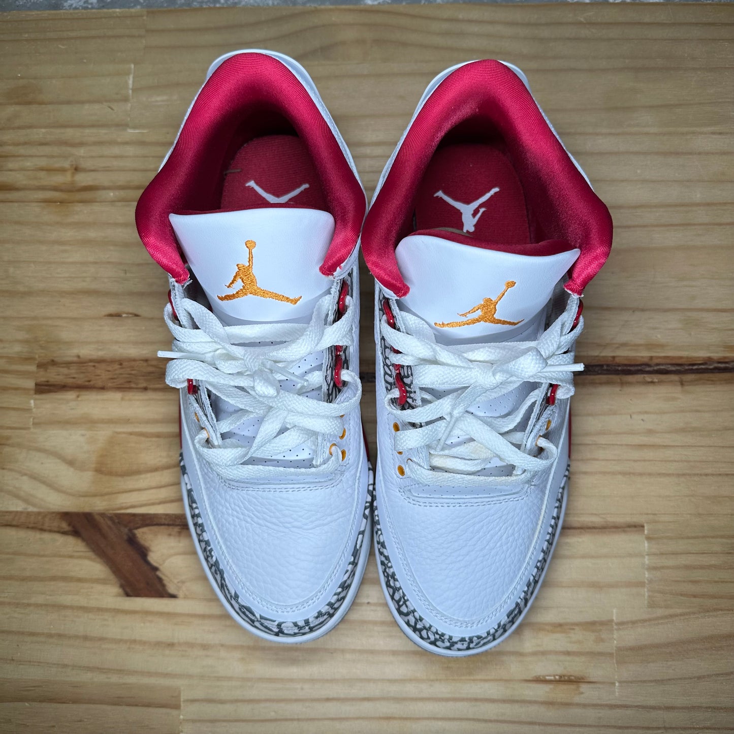 Jordan 3 Cardinal Red Used