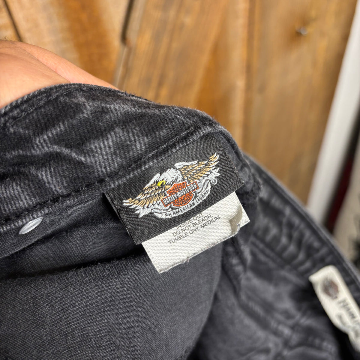Harley Black Denim Pants