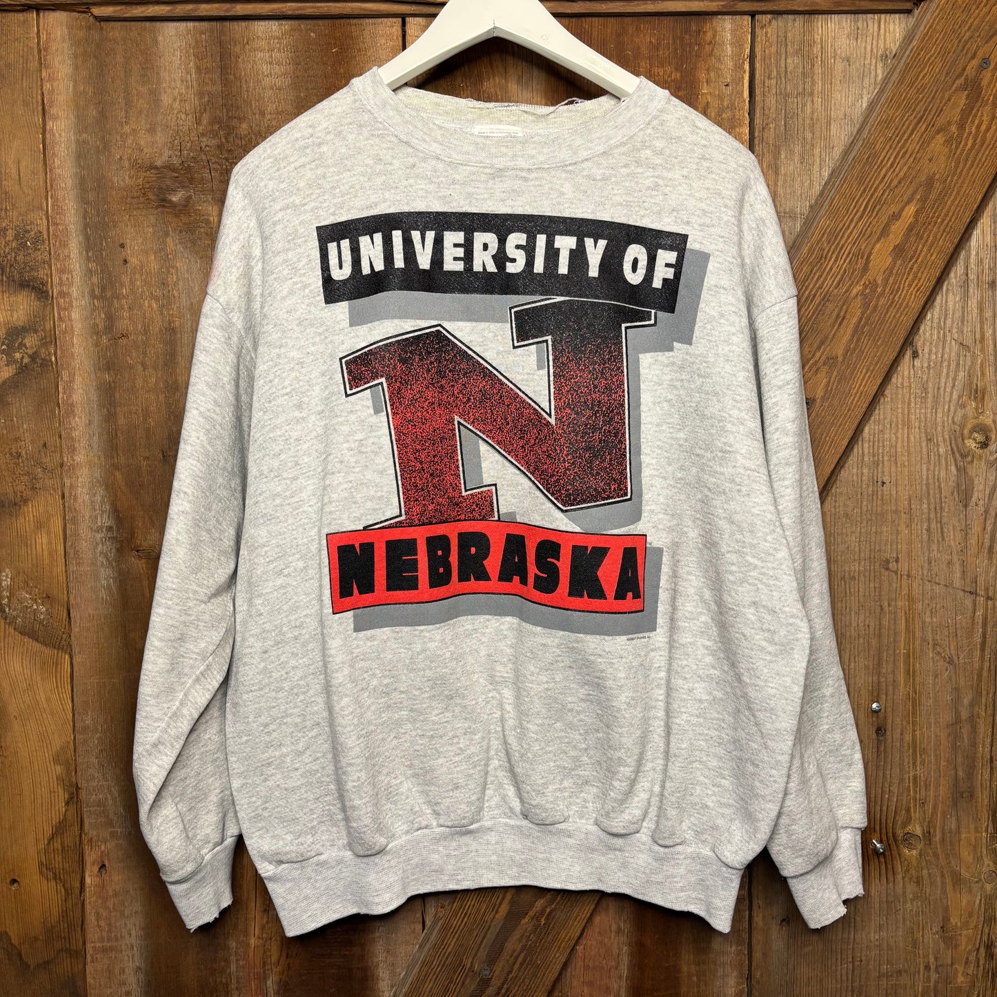 90s U of N Crewneck Grey