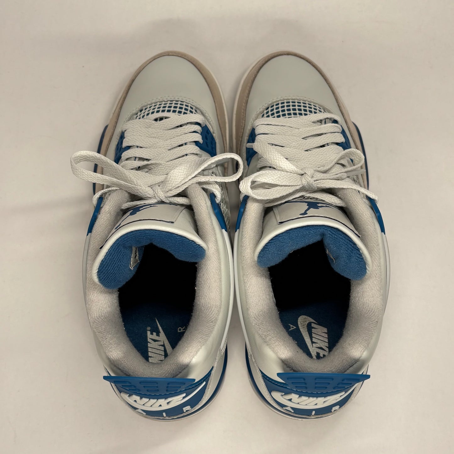 Jordan 4 Military Blue White Used