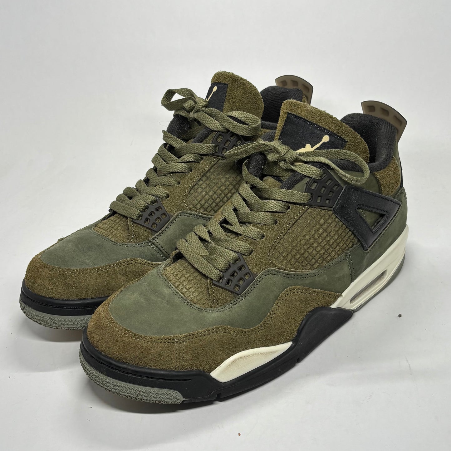 Jordan 4 Kraft OliveUsed