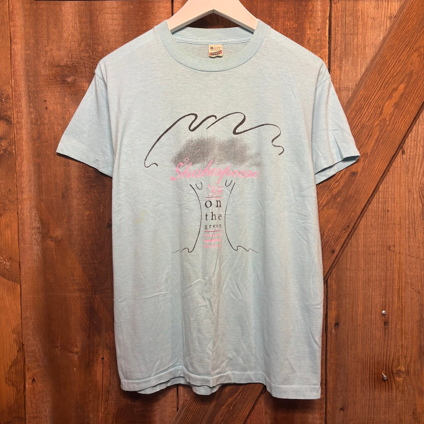 vtg '89 Shakespeare On The Green Tee XL