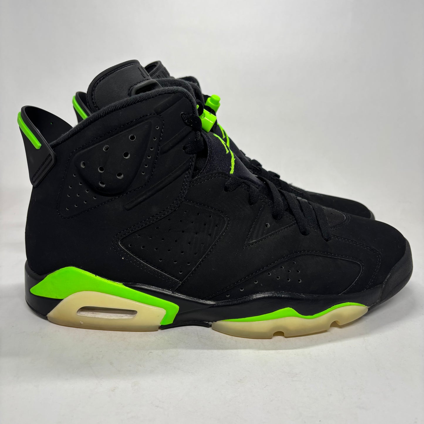 Jordan 6 Slime Green Used No Box