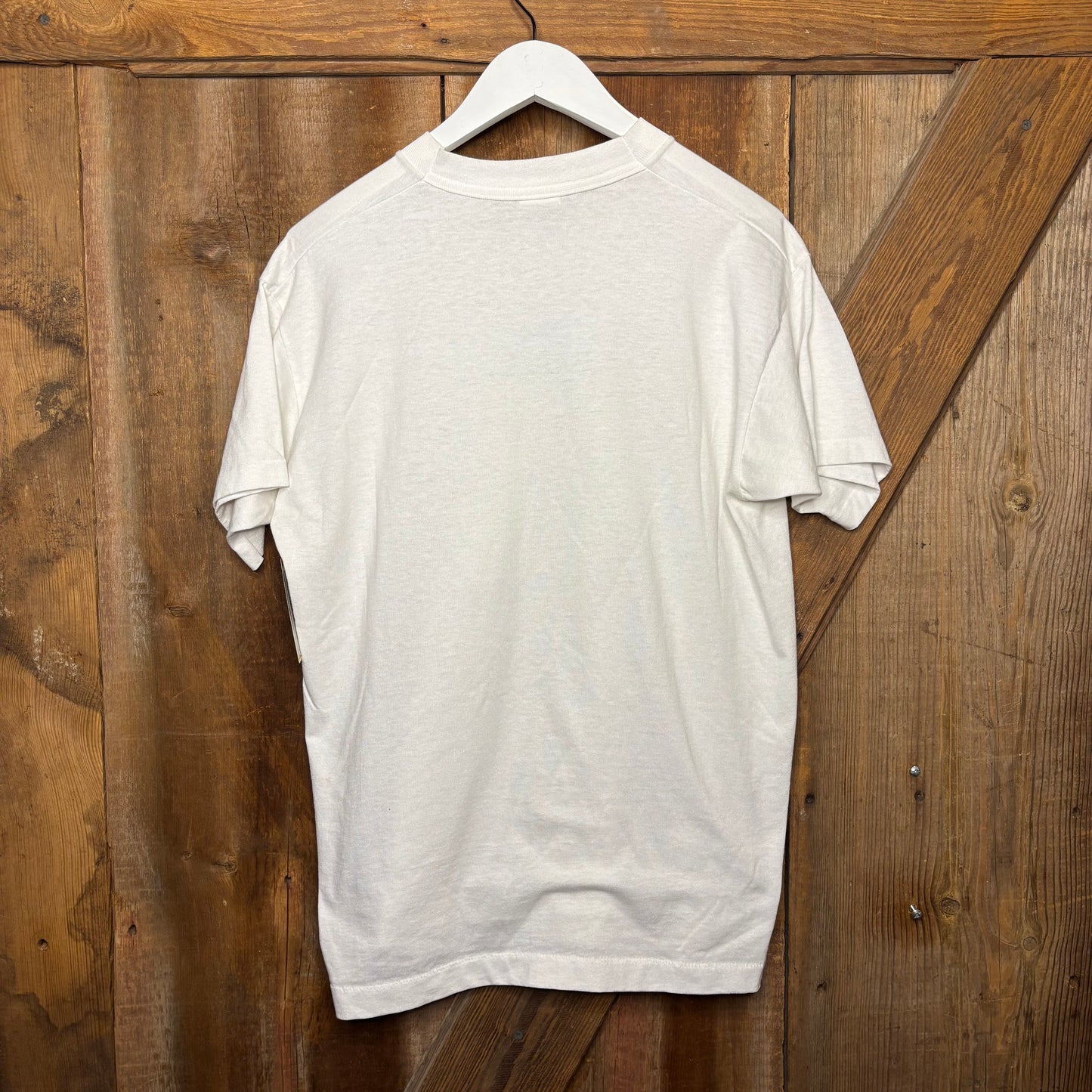 vtg Green & Blue Guy Whatever! Tee L