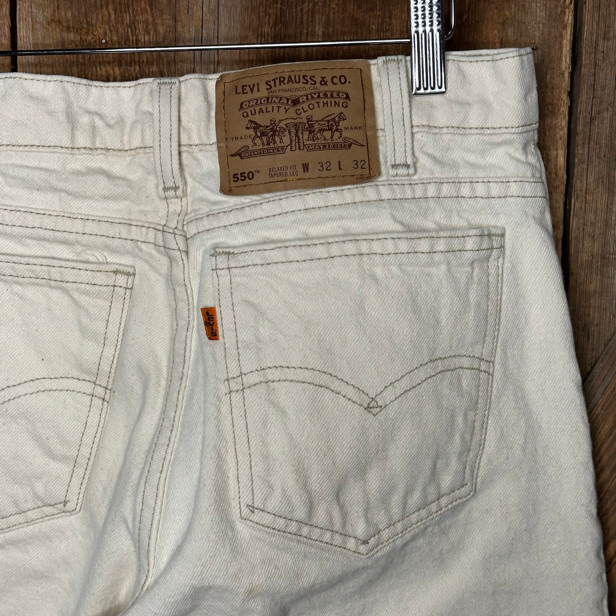 90s Levi's 550 Bleach Wash