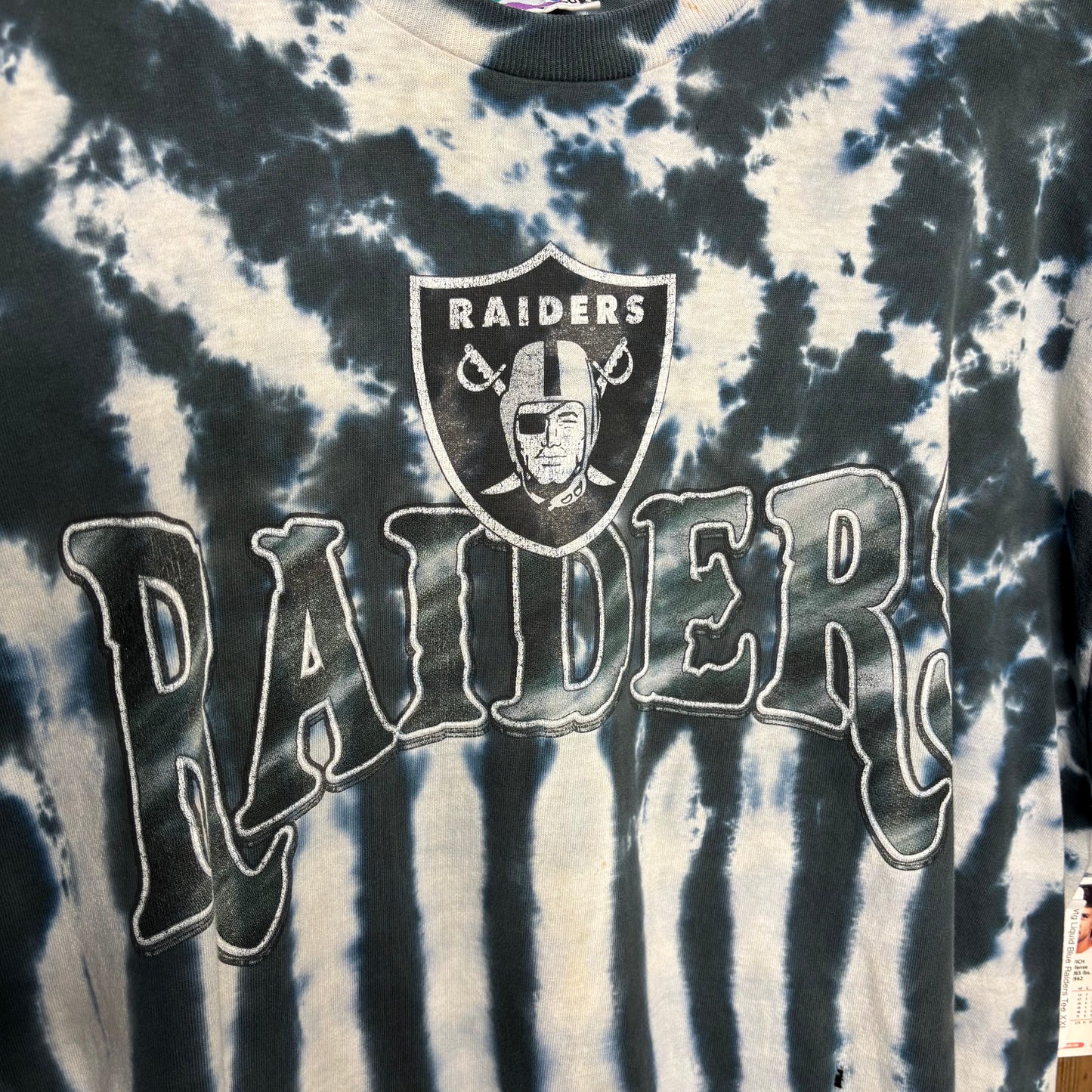 vtg Liquid Blue Raiders Tee XXL
