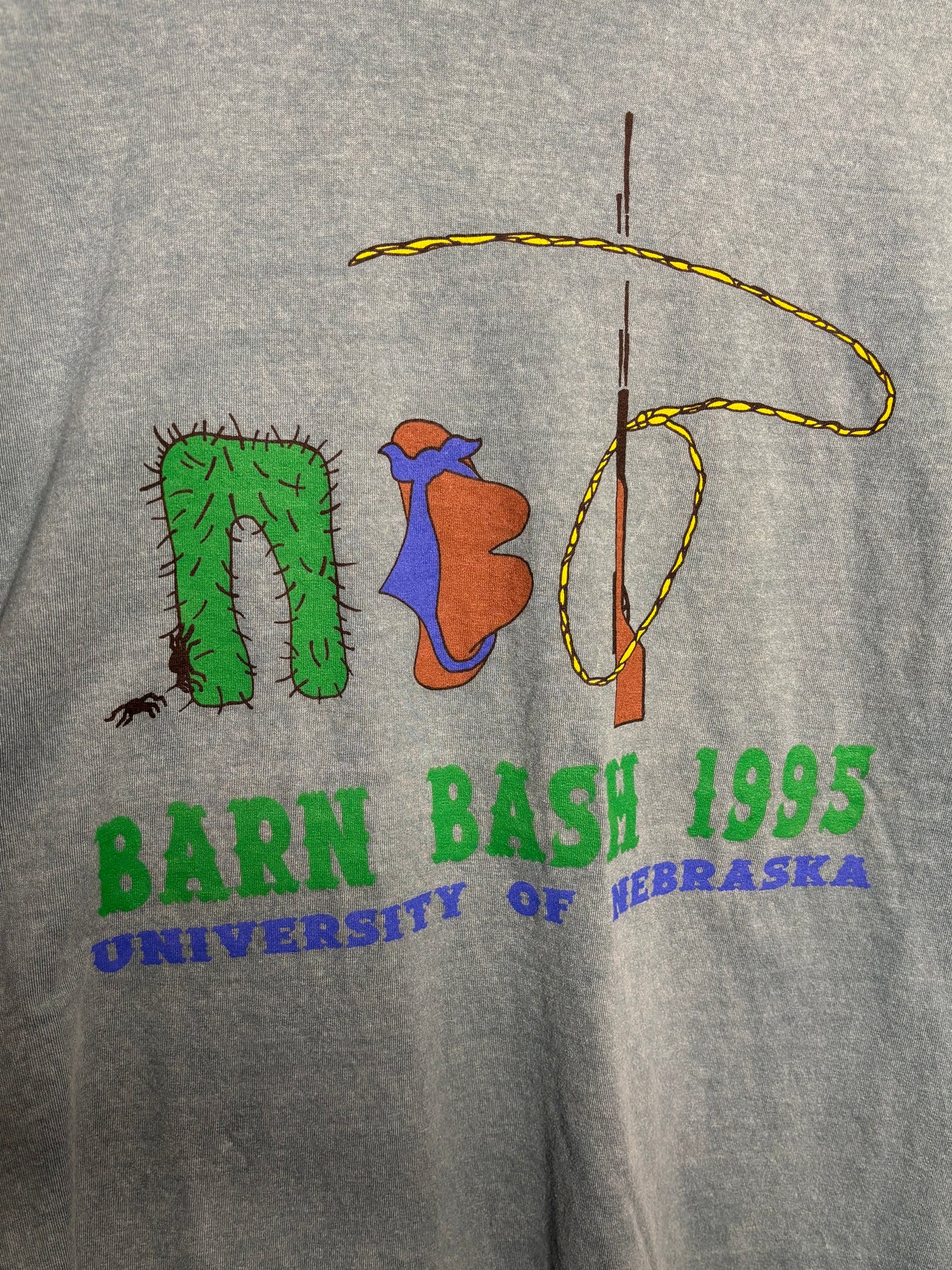 1995 Barn Bash Nebraska tee