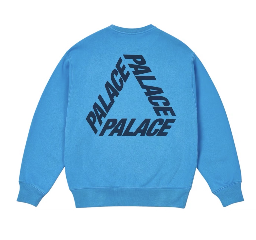 Palace Pigment P3 Crew Blue DS