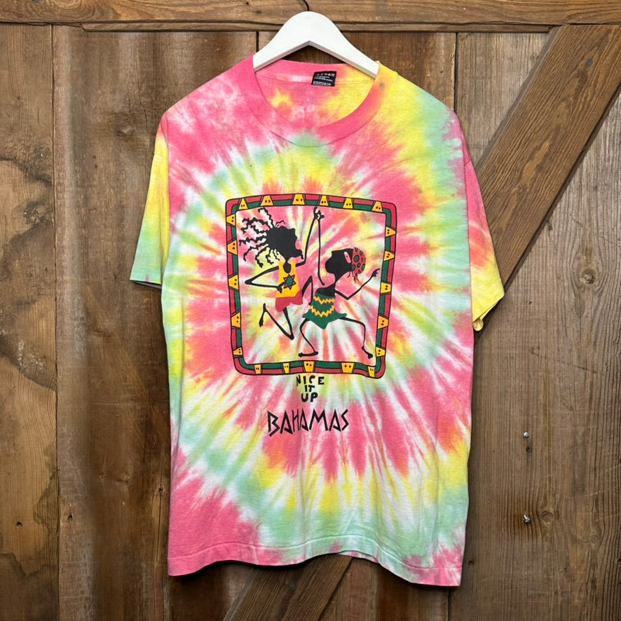 vtg Bahamas Nice It Up Tie Dye