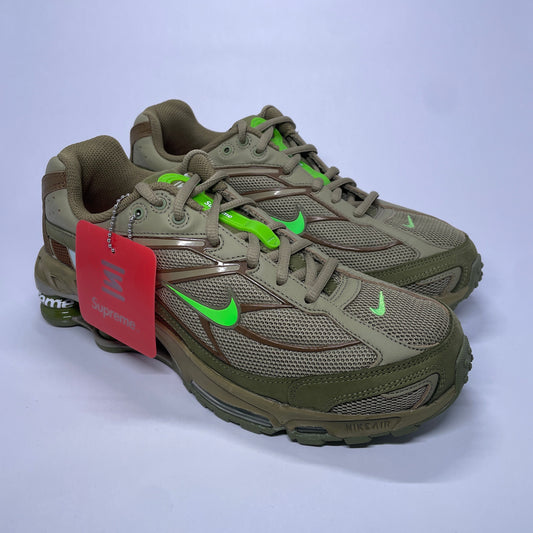 Nike X Supreme Shox Ride 2 Olive Sz 8 DS