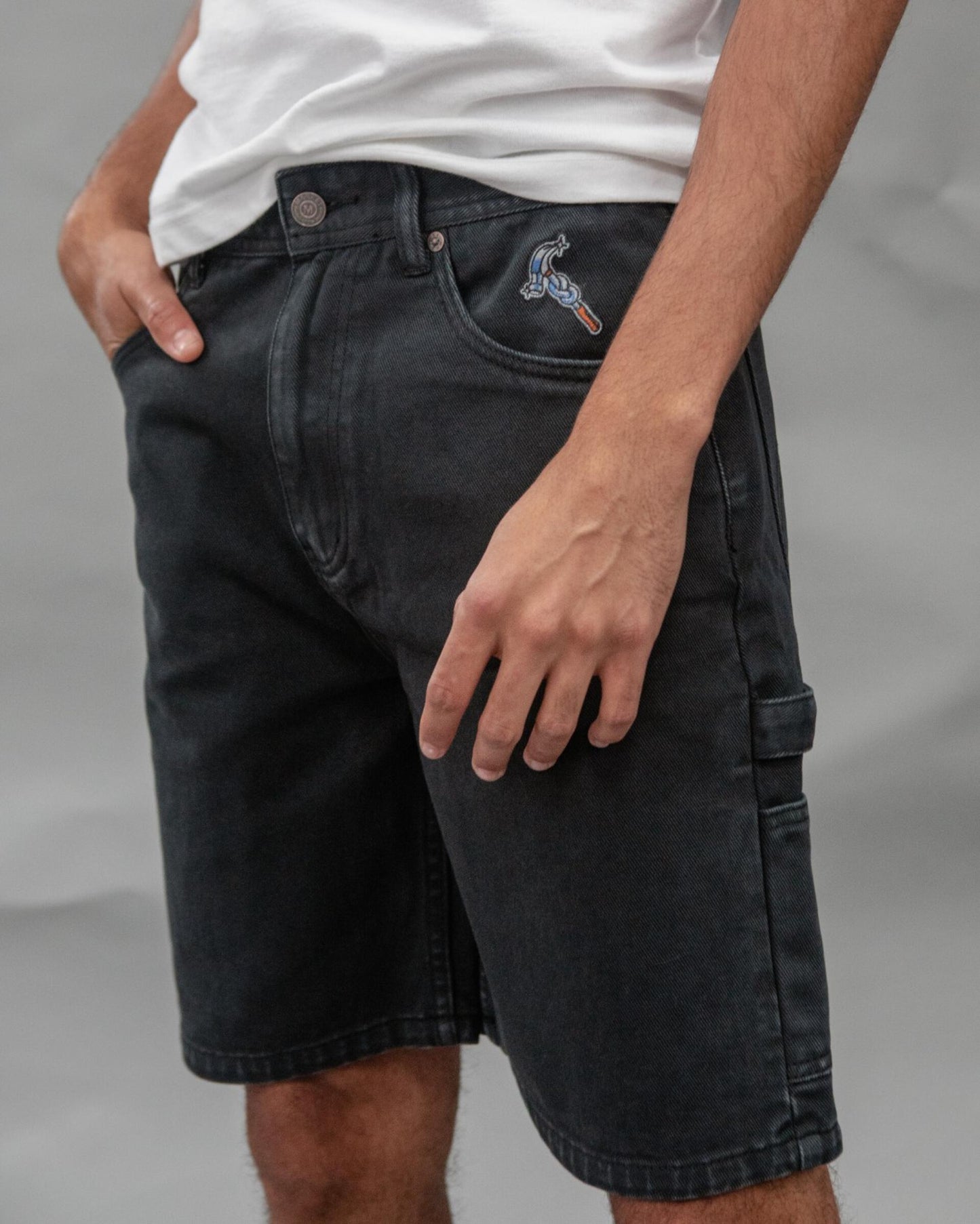 HARDWARE CARPENTER SHORTS BLACK