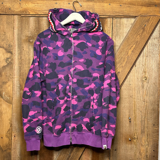 Bape Full Zip Camo Hoodie