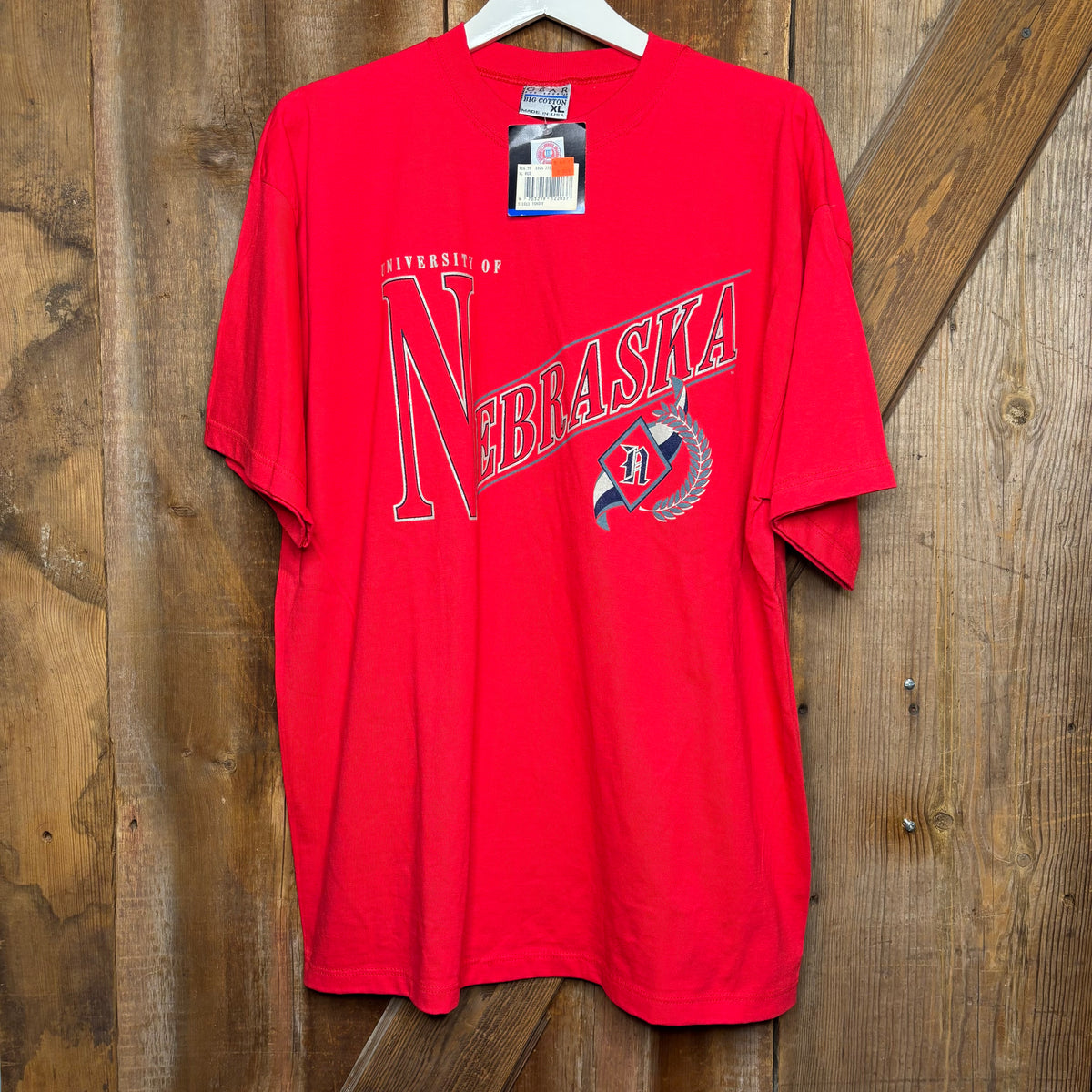 1990s Nebraska Glitter Print w/tags DS