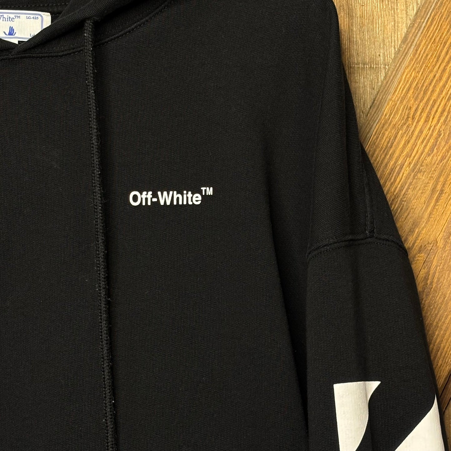 Off White  Logo Hoodie