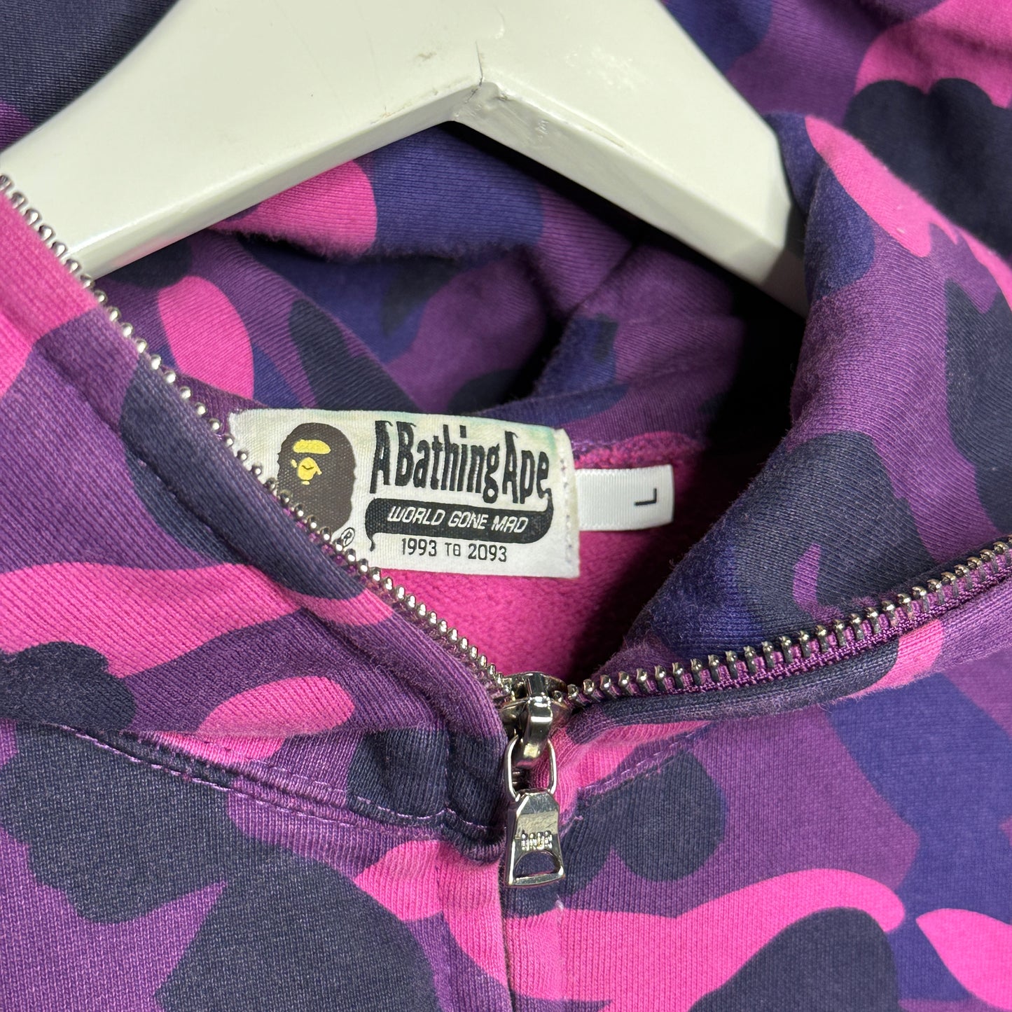 Bape Full Zip Camo Hoodie