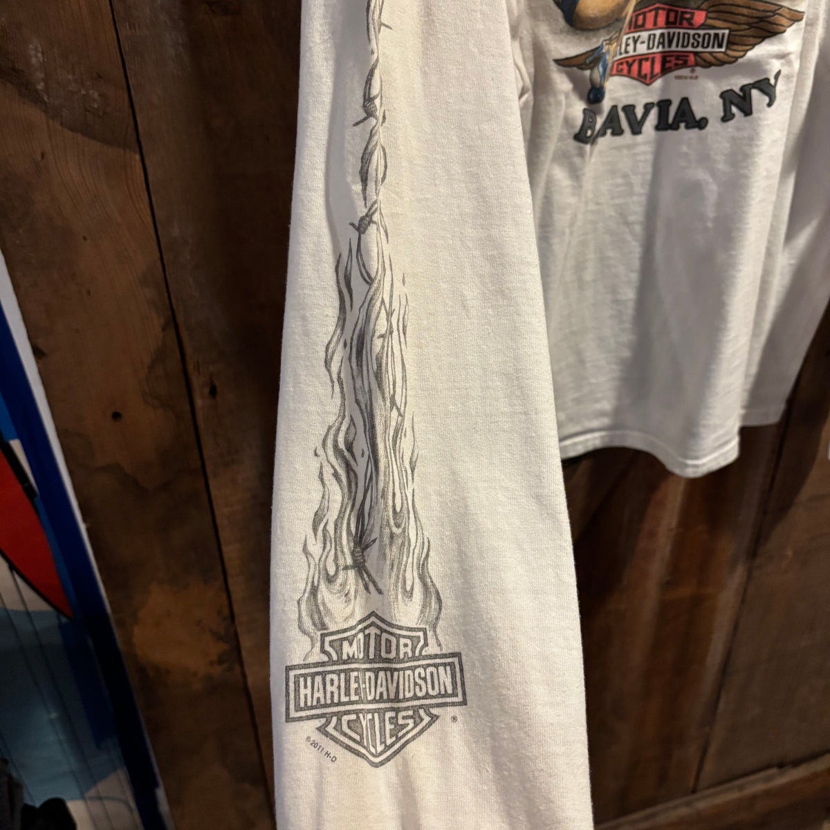 y2k Harley Davidson Eagle Sketch LS