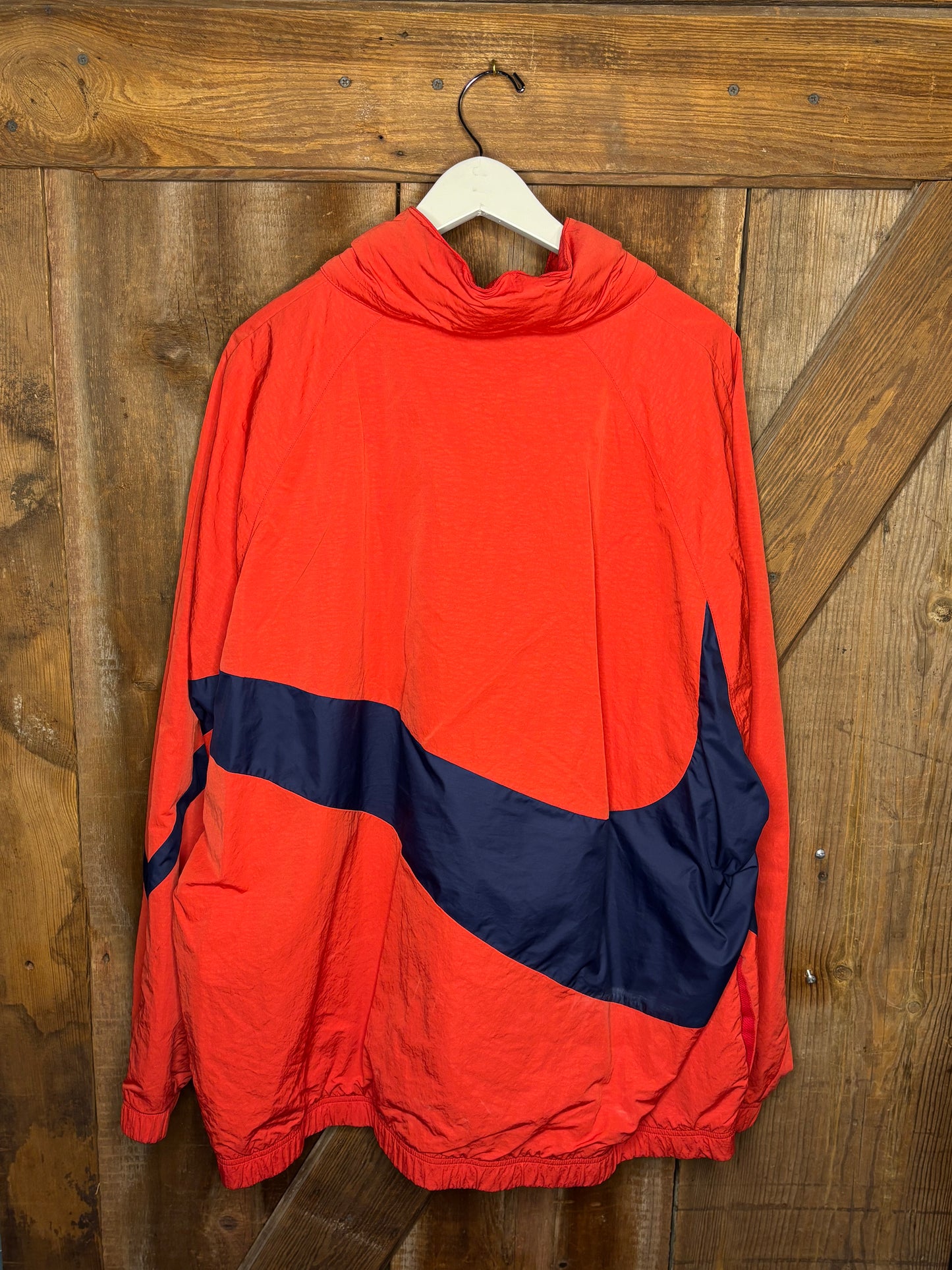y2k Nike Windbreaker Blu/Red
