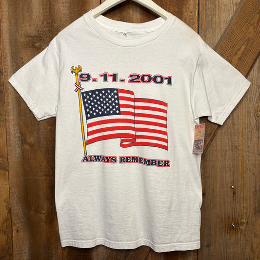 y2k 9/11 Always Remember Tee M