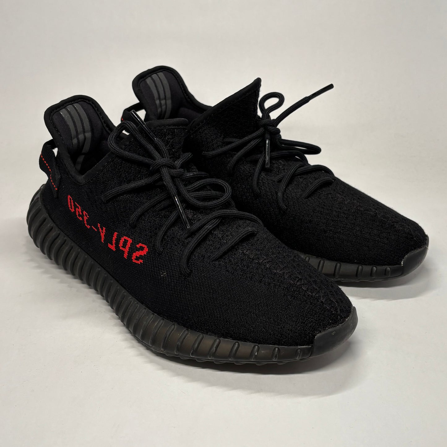 Yeezy 350 Black Red Used No Box