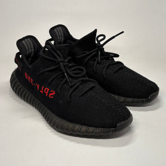Yeezy 350 Black Red Used No Box