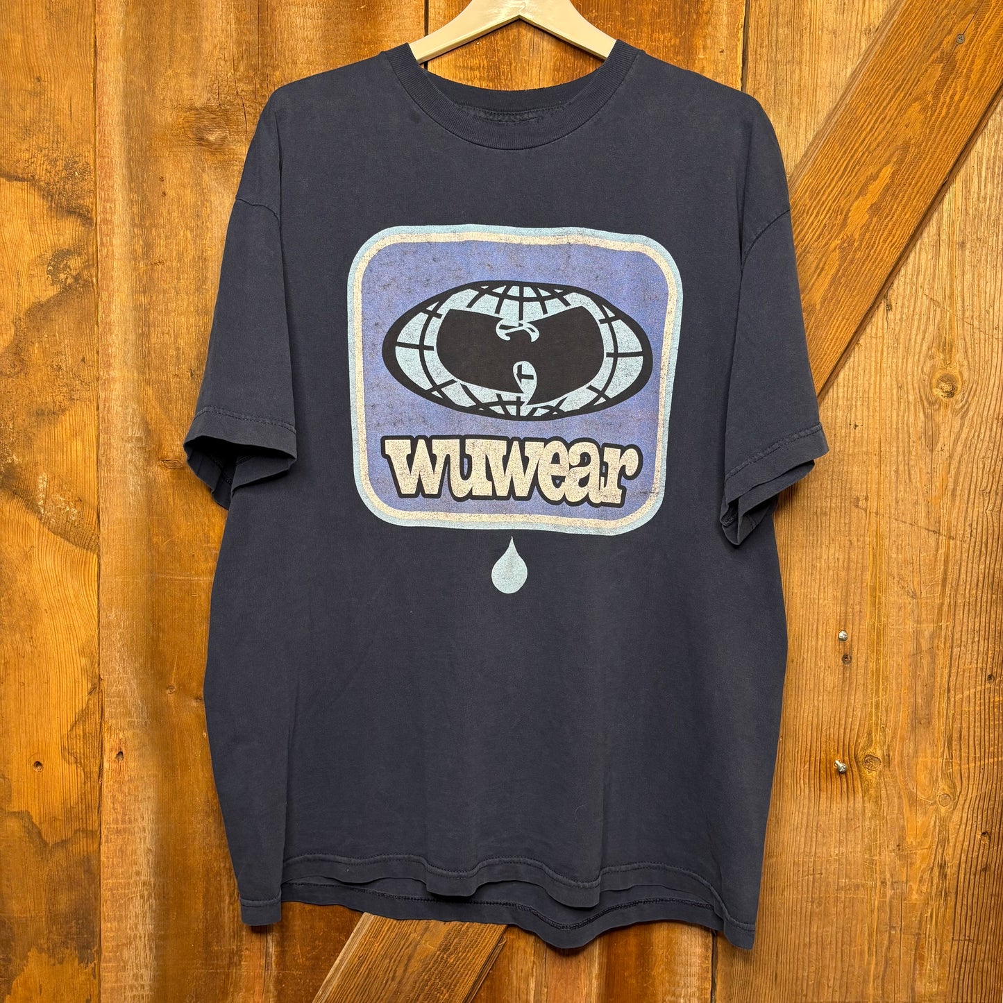 Vtg Wu Wear Globe Logo