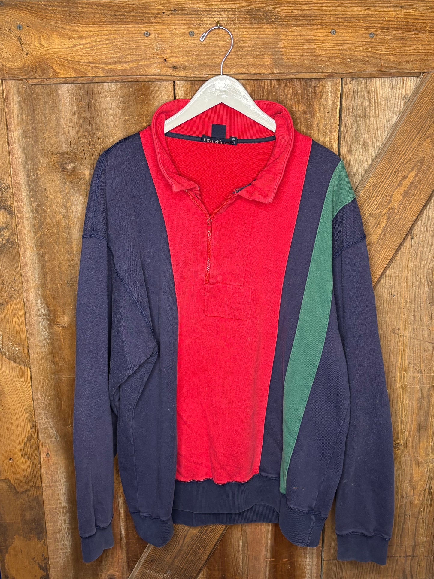 vtg Nautica Quarter Zip