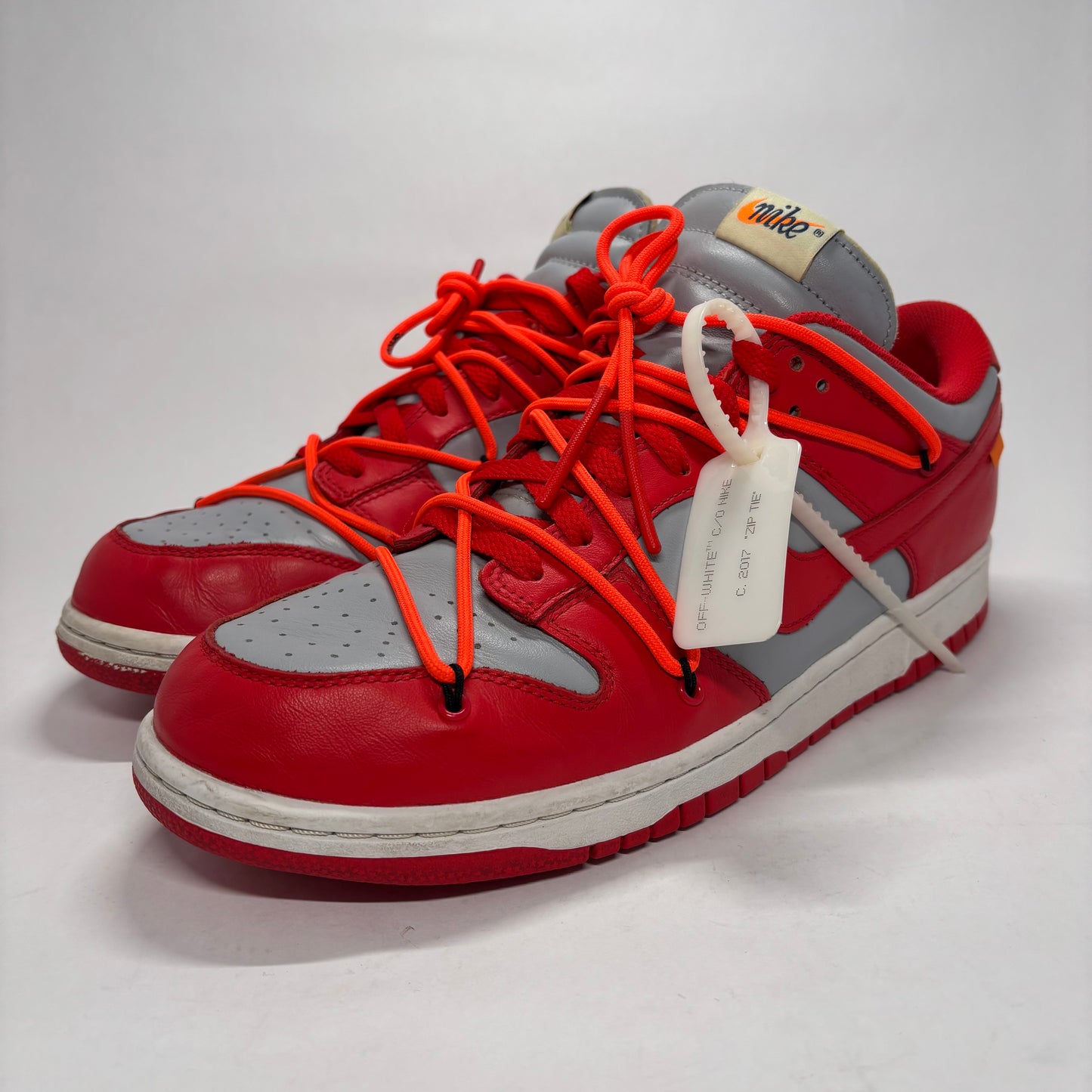 Nike Off White Dunk University Red Used