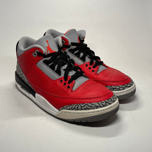 Jordan 3 Unite Red Used