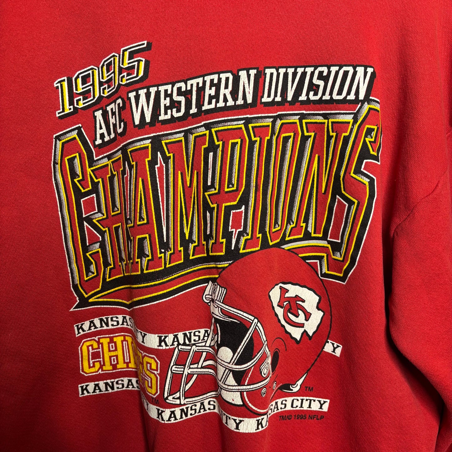 1995 KC Chiefs Champions Crewneck