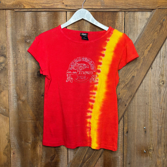 2006 Sturgis Rib Knit Tie Dye Rhinestone