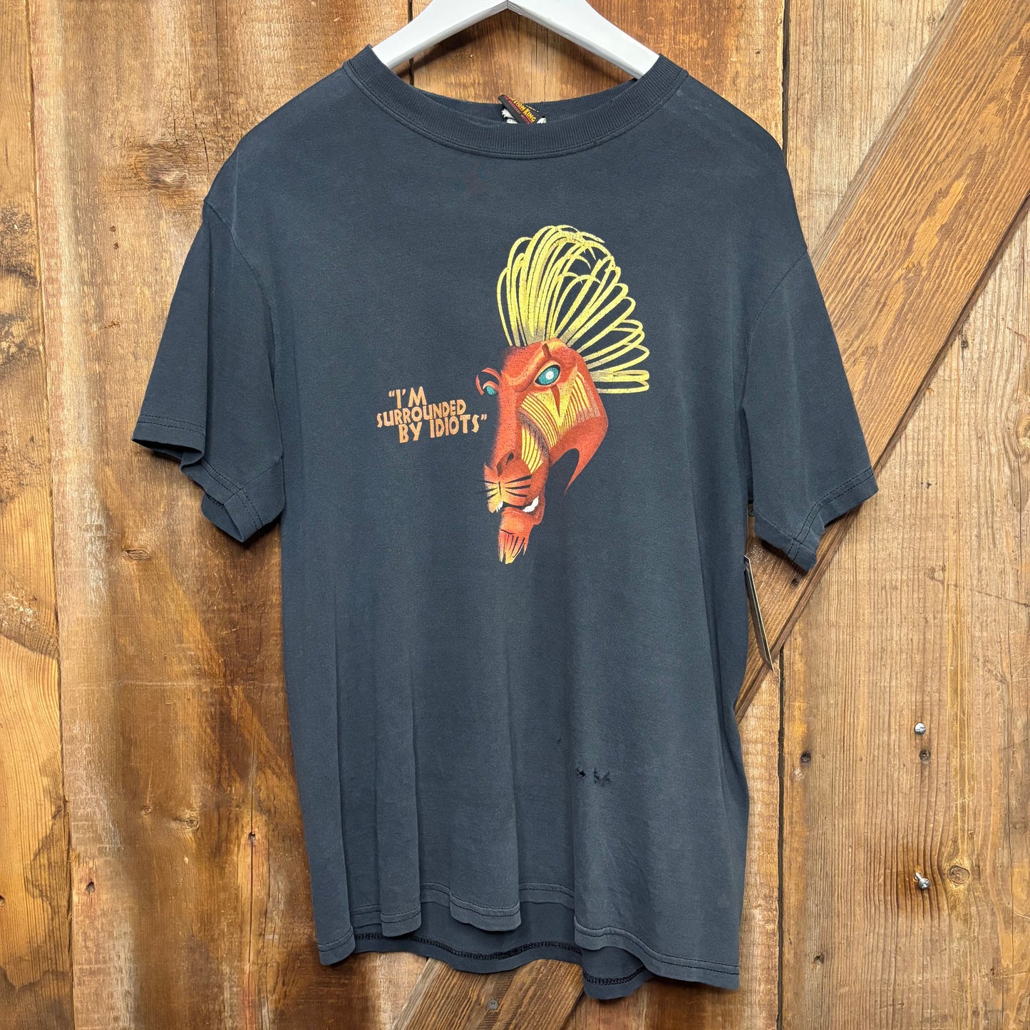 vtg Lion King Im Surrounded By Idiots Tee M