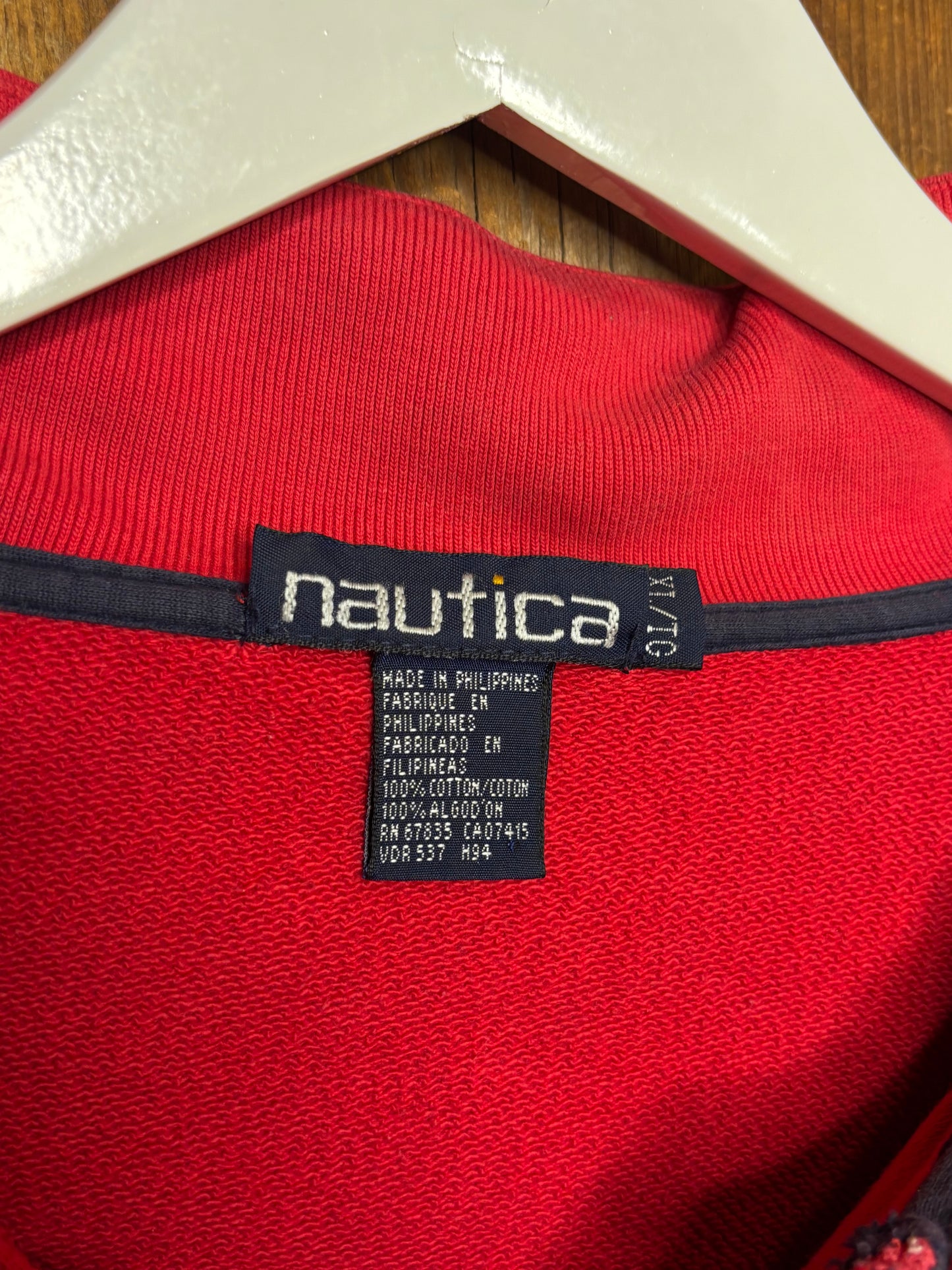 vtg Nautica Quarter Zip