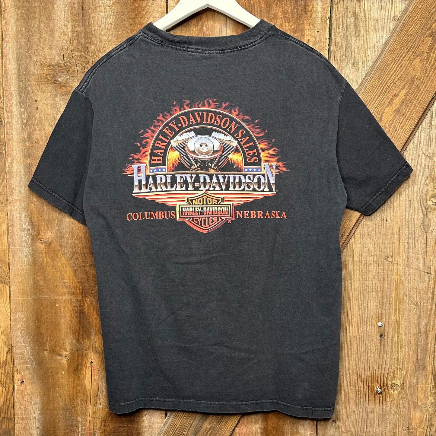 vtg Harley Davidson Eagle Wolf