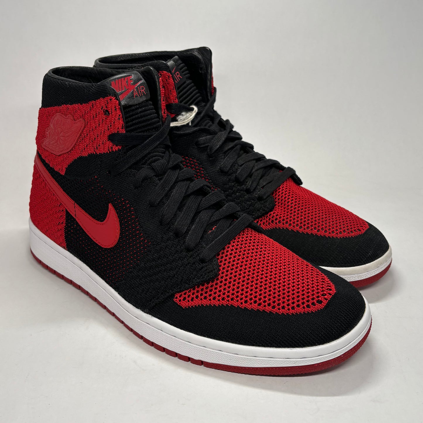 AJ1 Flyknit Bred Sz 11 DS