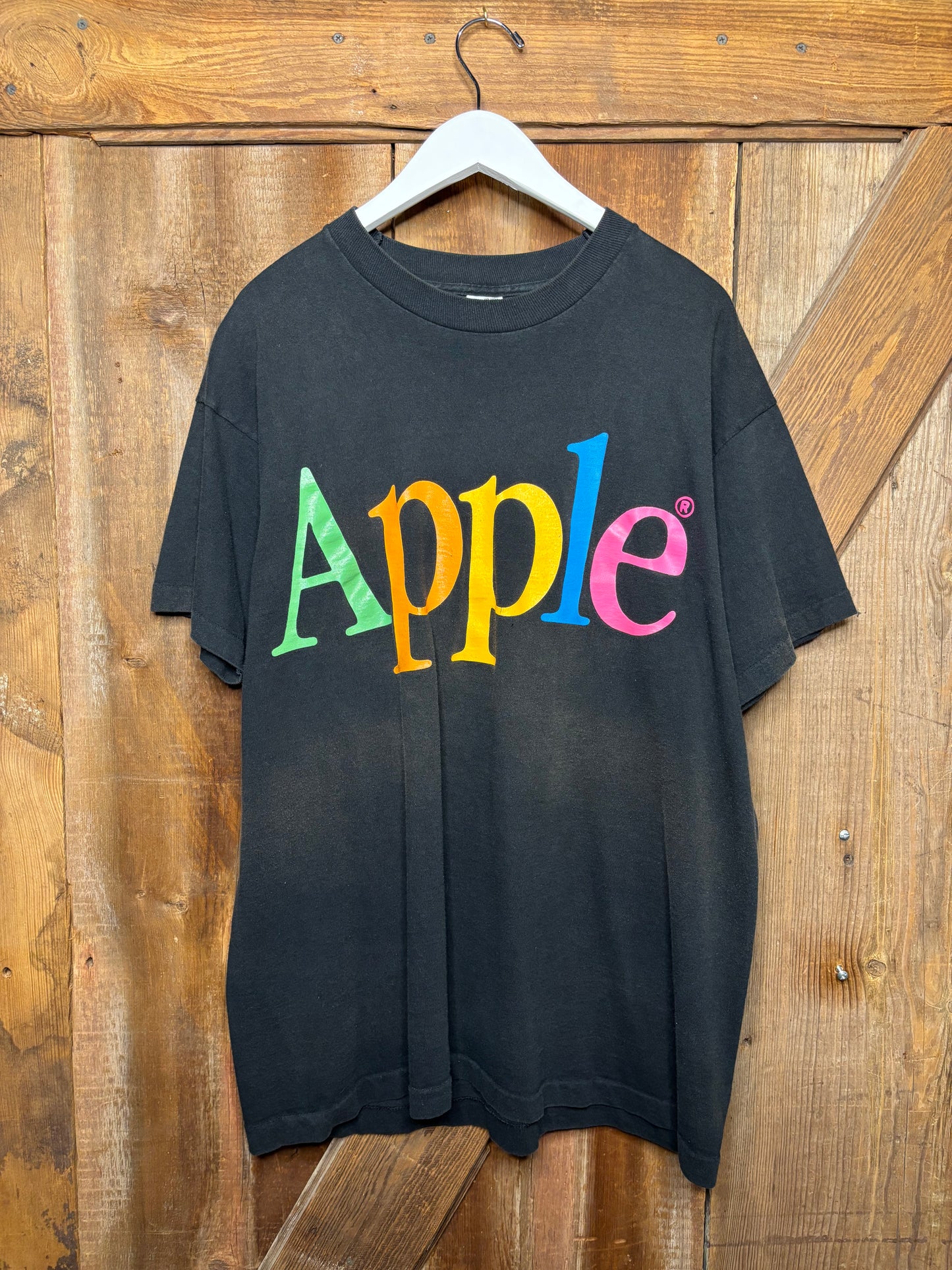 90s Apple Multicolor Spellout