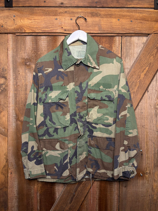 80s Woodland Camo Field Jacket Used