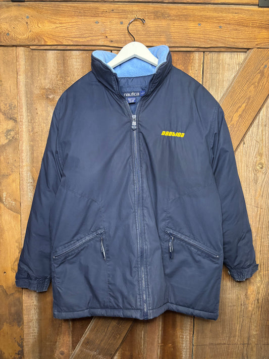 1990's Nautica Navy Puffer Oversized