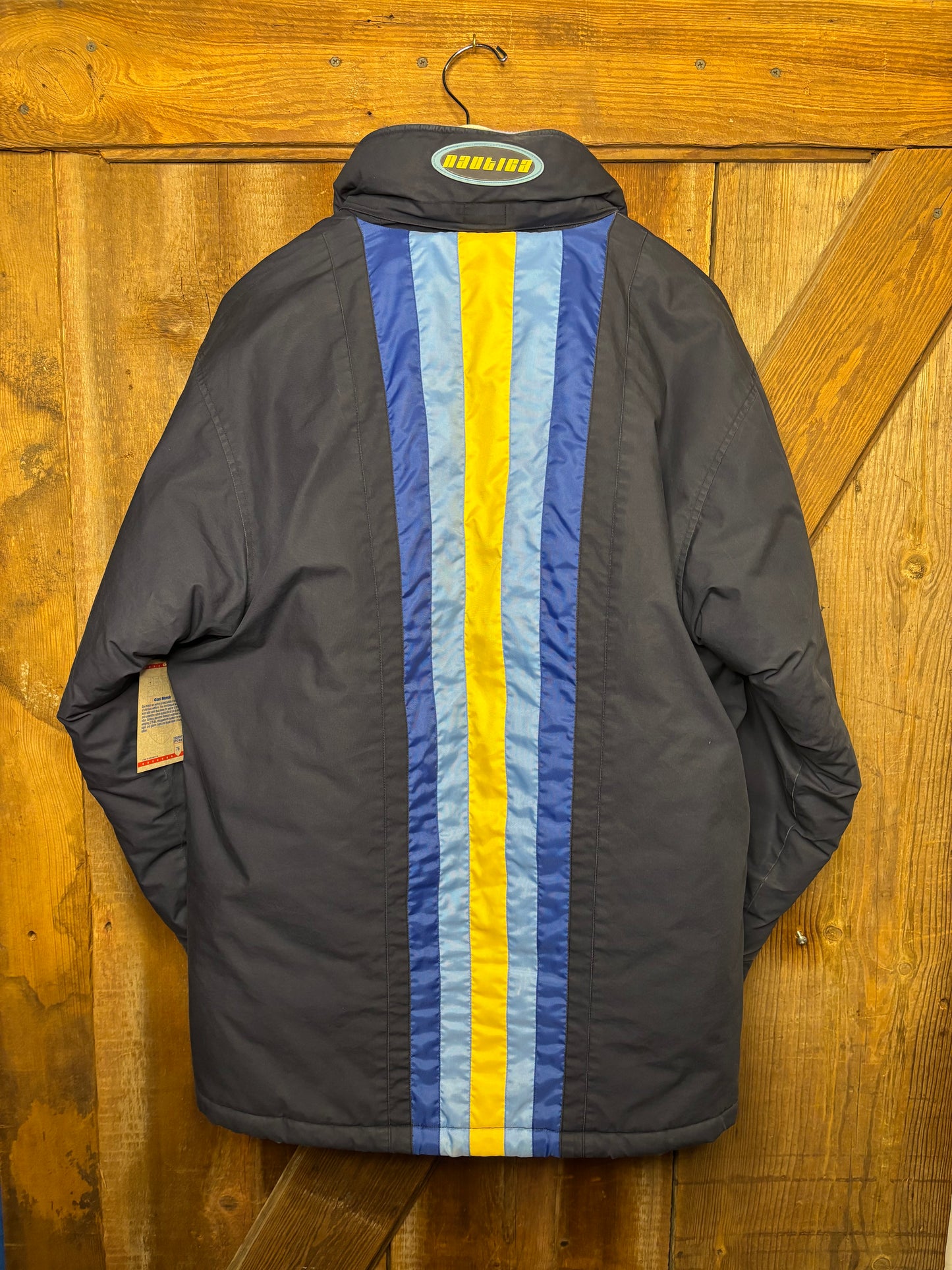1990's Nautica Navy Puffer Oversized